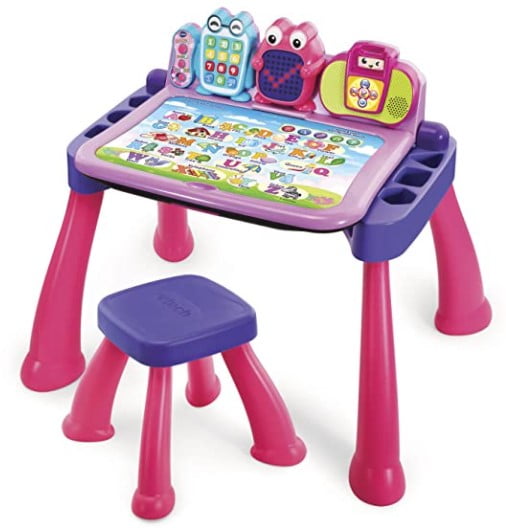 vtech toys for 2 year olds: VTech Touch and Learn Activity Desk Deluxe, Pink