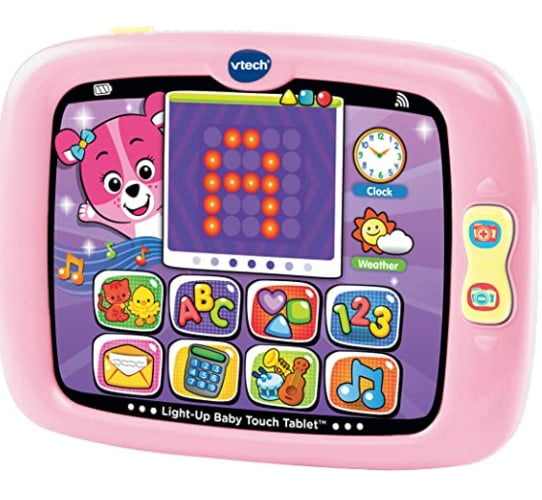 vtech toys for 2 year olds: VTech Light-Up Baby Touch Tablet, Pink