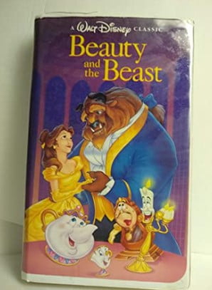 what to do with old disney vhs tapes: Walt Disney's Beauty And The Beast RARE Black Diamond Classic (VHS Tape)